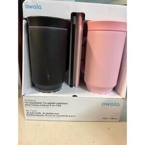 Owala Tumblers 2-Pack 40oz Black & Pink